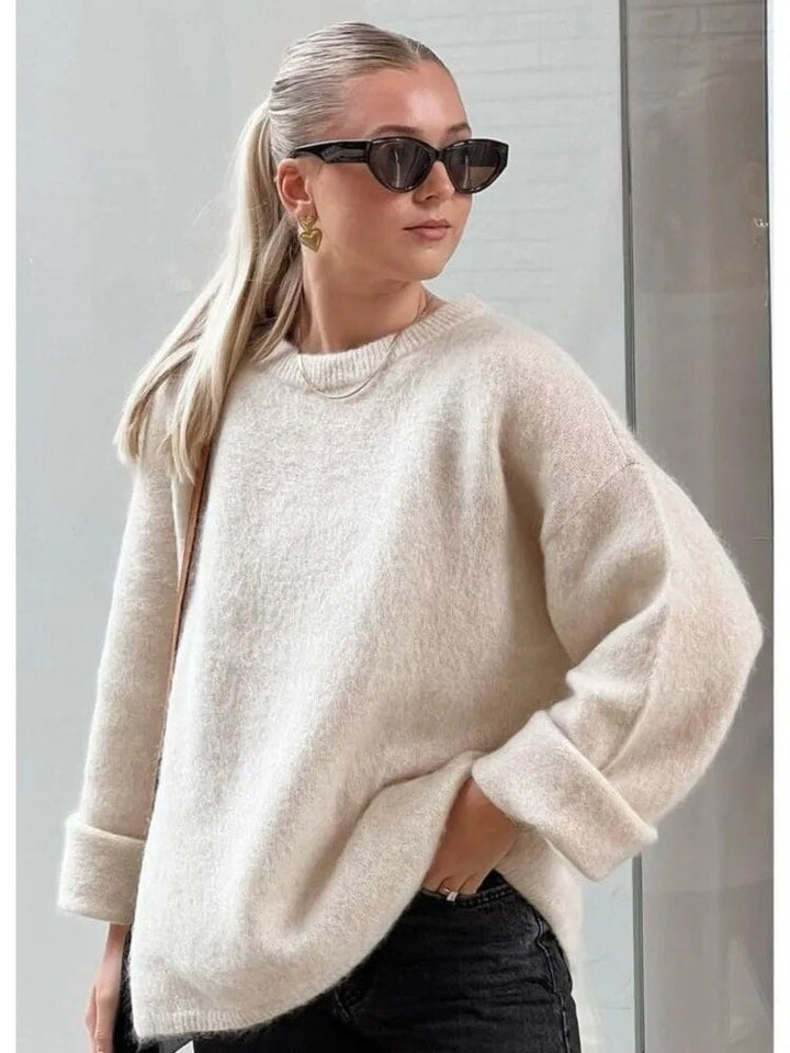 Luna Sweater-Apricot-S-Nora Luxe