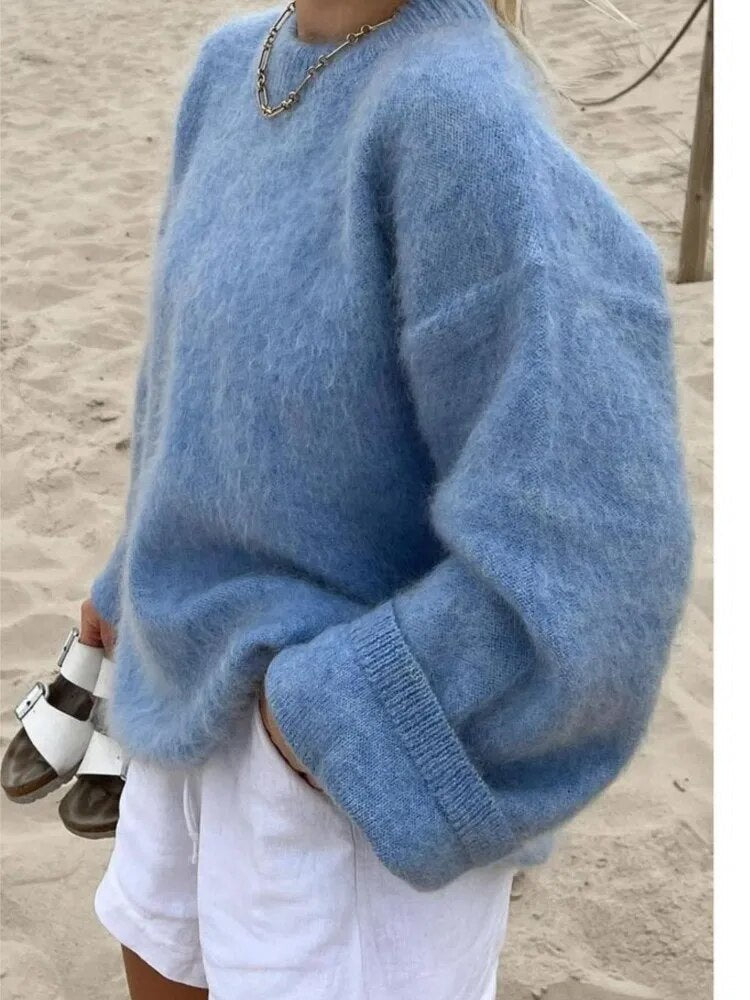Luna Sweater-Apricot-S-Nora Luxe