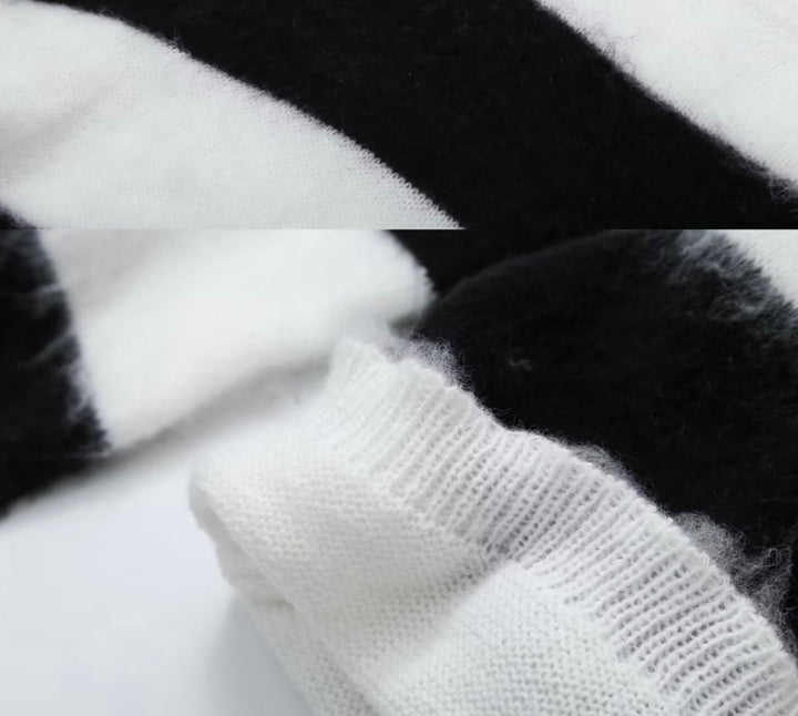 Luna Sweater-Striped-S-Nora Luxe