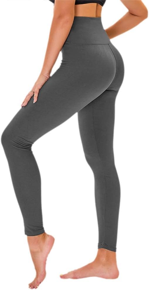 LuxeFit High-Waisted Leggings - Selene-Gray-S-Nora Luxe