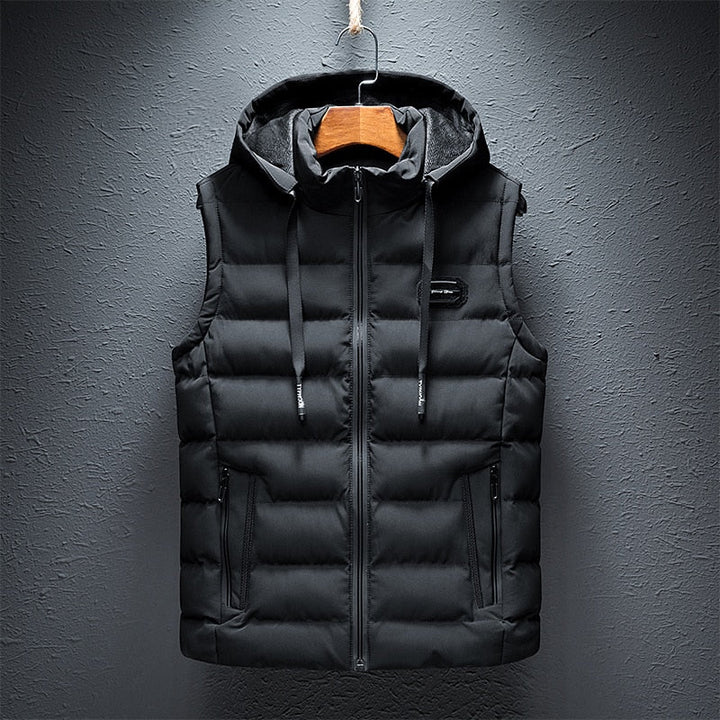 Luxurious Autumn Bodywarmer - Valdemar-Black-XS-Nora Luxe
