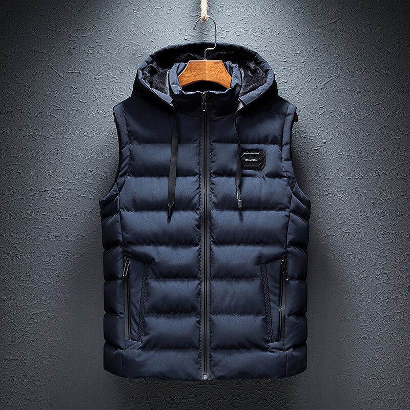 Luxurious Autumn Bodywarmer - Valdemar-Blue-XS-Nora Luxe
