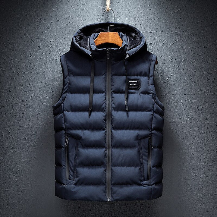 Luxurious Autumn Bodywarmer - Valdemar-Blue-XS-Nora Luxe