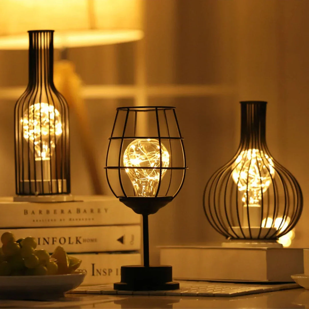 Luxury Adjustable Table Lamp - EleganceGlow-Set of 3-Nora Luxe