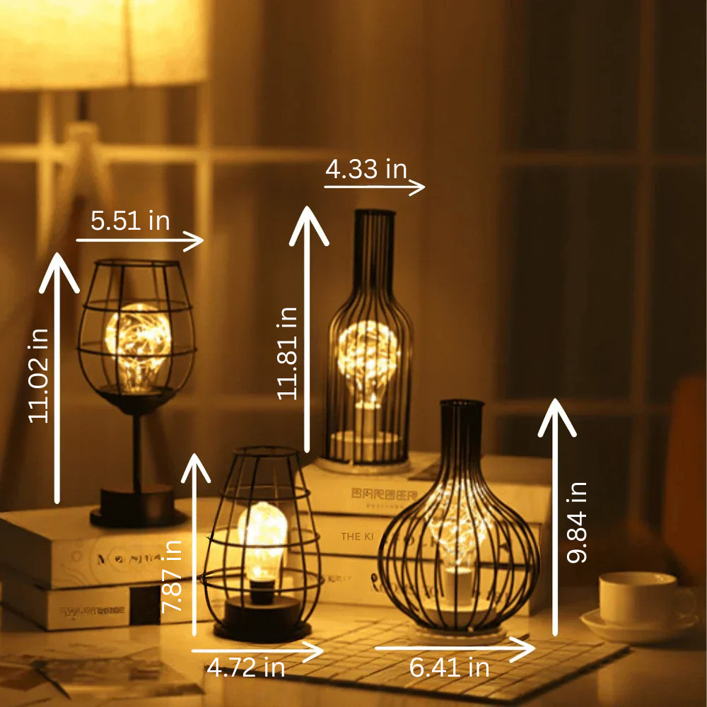 Luxury Adjustable Table Lamp - EleganceGlow-Wine Glass-Nora Luxe