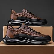 Luxury Air Cushion Men's Sneakers - Mason-6-Brown-Nora Luxe