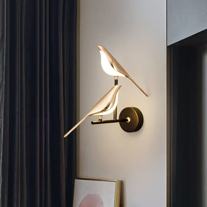 Luxury and Stylish Wall Lamp - OrionGlow-2 Bird-Nora Luxe