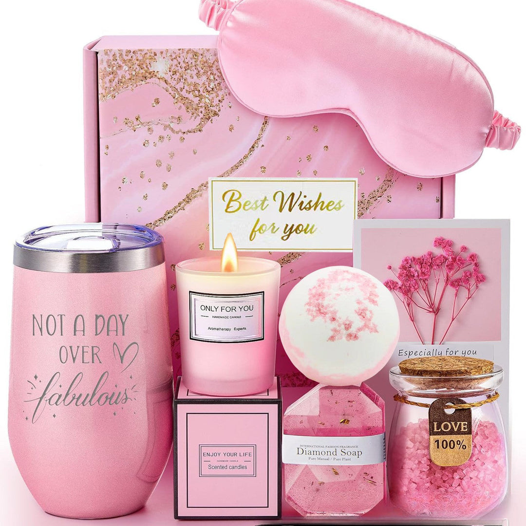 Luxury Bath Gift Set - BloomBath-Pink-Nora Luxe