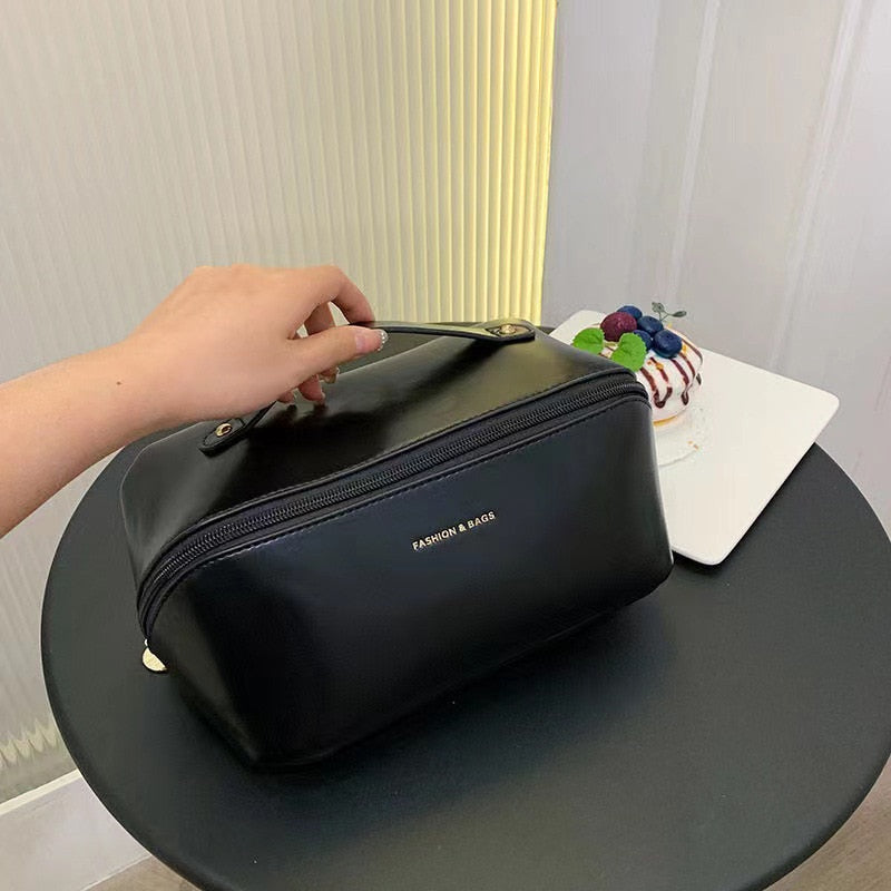 Luxury Beauty Case - LuxeOrganize-Black + Black-Nora Luxe