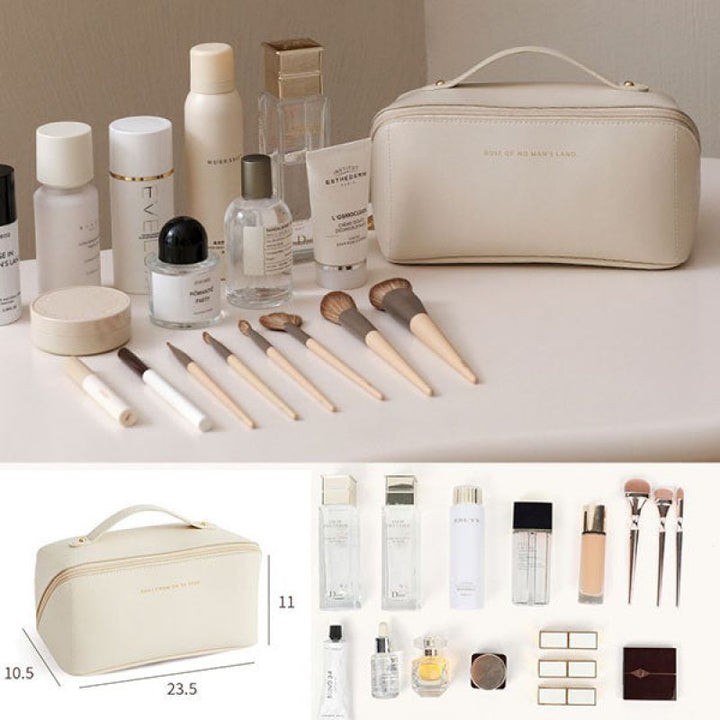 Luxury Beauty Case - LuxeOrganize-White + White-Nora Luxe