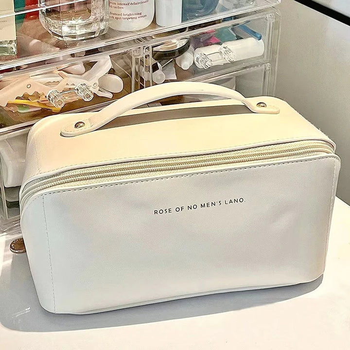 Luxury Beauty Case - LuxeOrganize-White + White-Nora Luxe