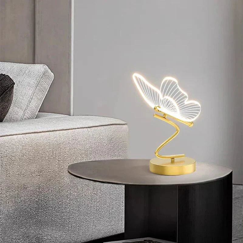 Luxury Butterfly LED Table Lamp - ButterflyLuxe-Nora Luxe