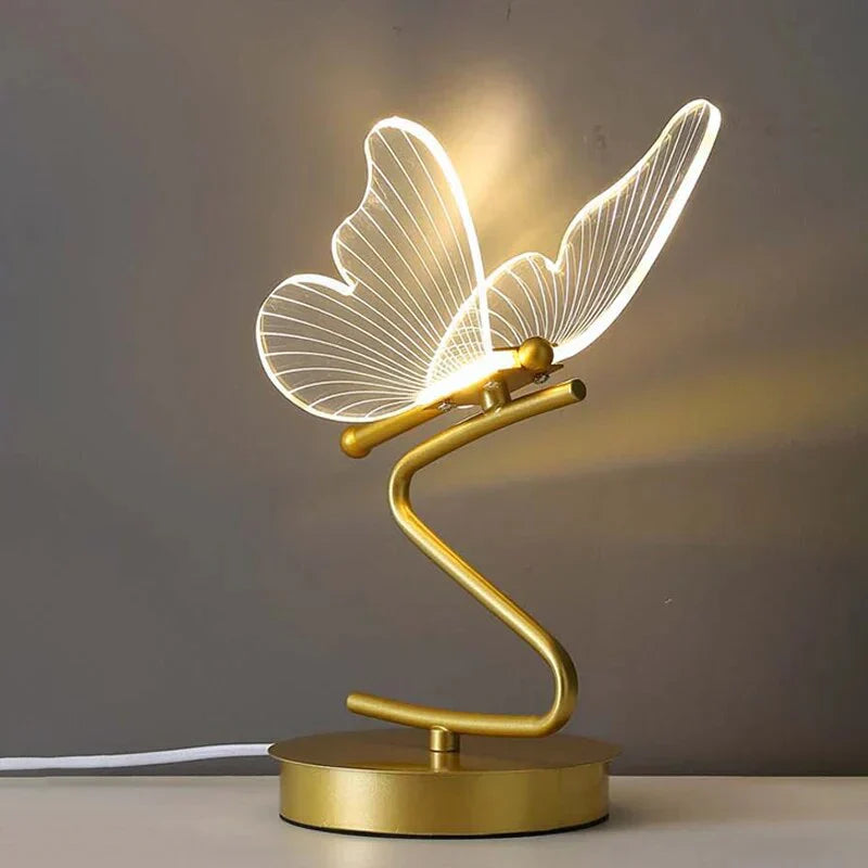 Luxury Butterfly LED Table Lamp - ButterflyLuxe-Nora Luxe