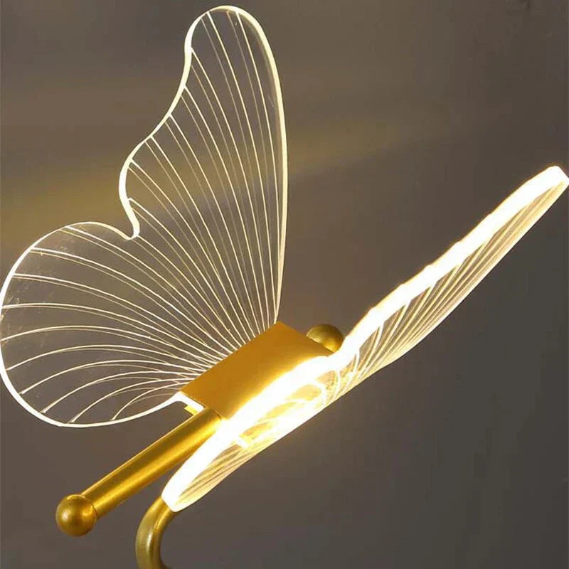 Luxury Butterfly LED Table Lamp - ButterflyLuxe-Nora Luxe