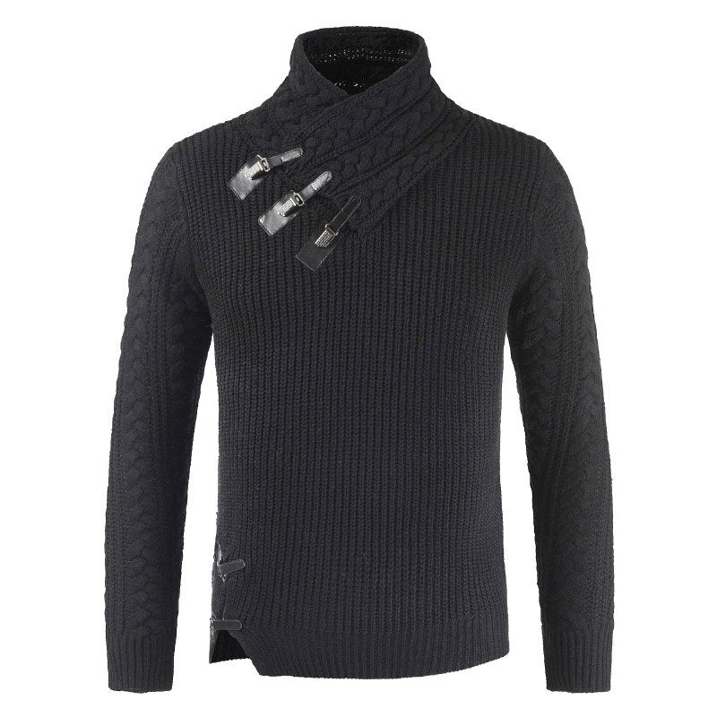 Luxury Cashmere Sweater for Men - Oliver-Black-S-Nora Luxe