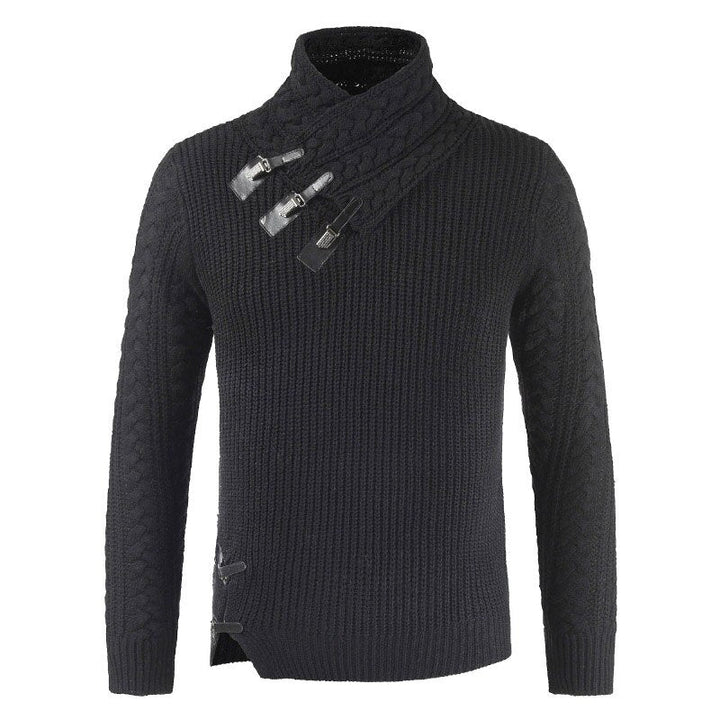 Luxury Cashmere Sweater for Men - Oliver-Black-S-Nora Luxe