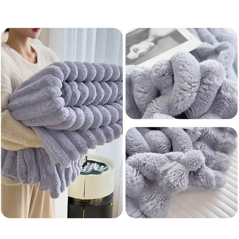 Luxury Comfort Blanket - CozyWrap-Pink-Nora Luxe