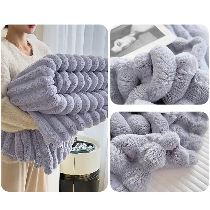 Luxury Comfort Blanket - CozyWrap-Pink-Nora Luxe