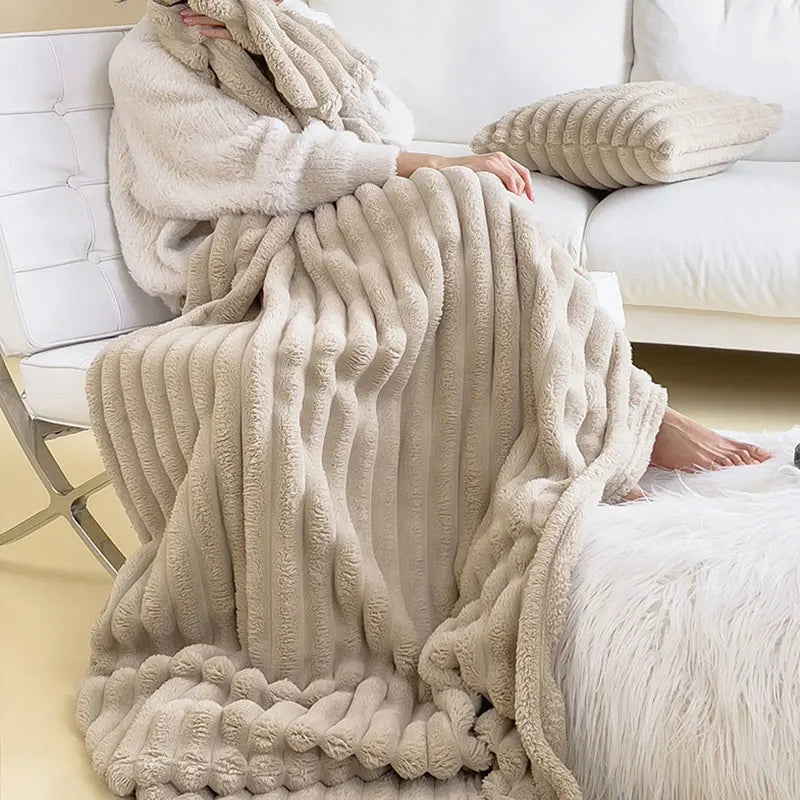 Luxury Comfort Blanket - CozyWrap-Pink-Nora Luxe