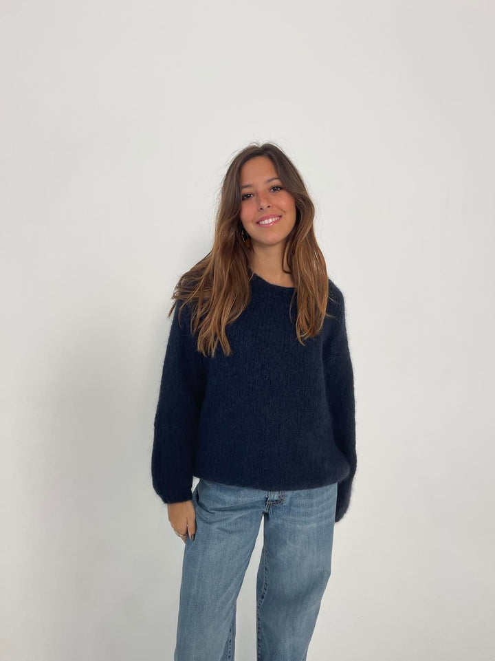 Luxury Comfortable Women's Sweater - Lunovia-Blue-XS/S-Nora Luxe