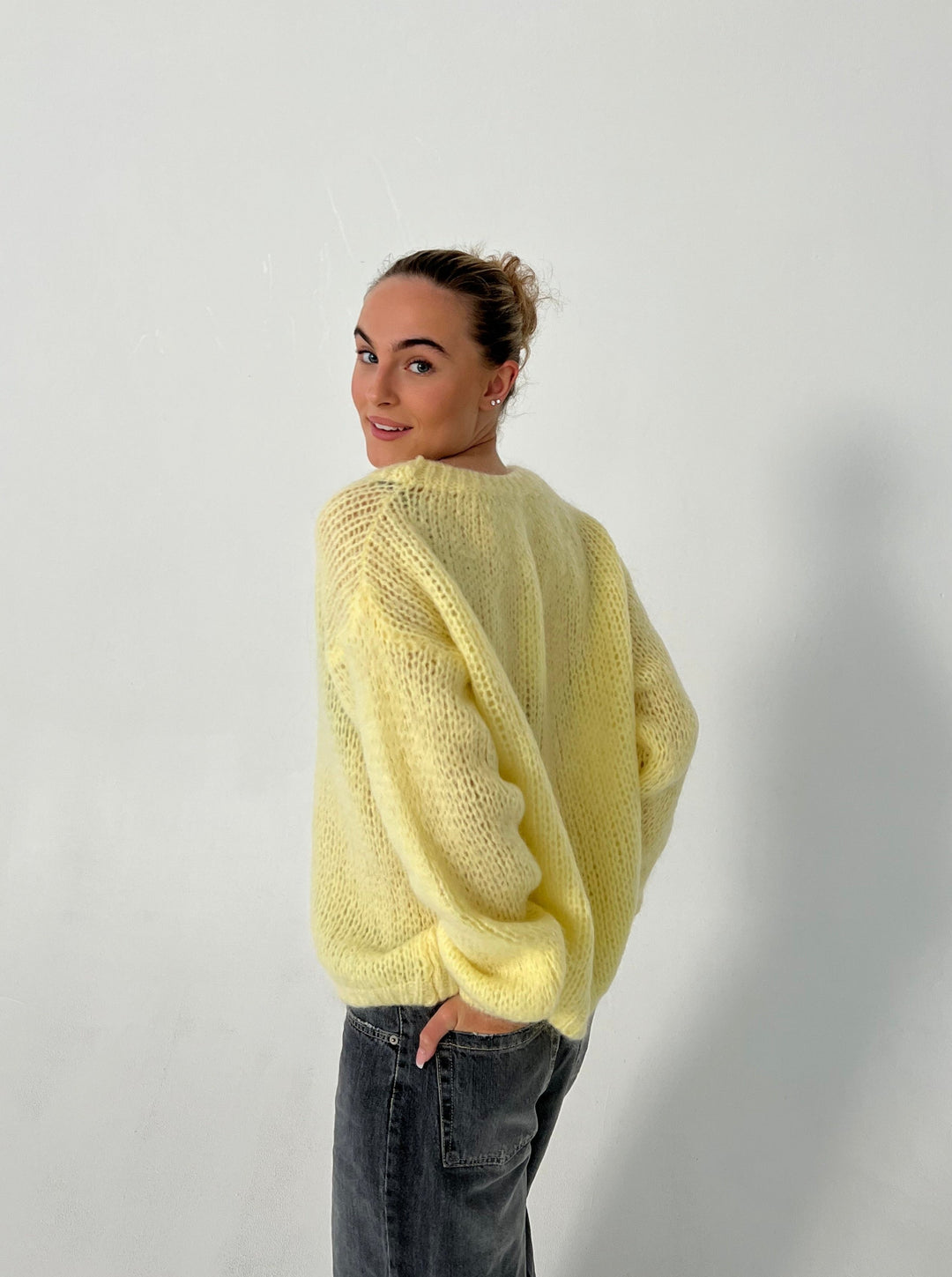 Luxury Comfortable Women's Sweater - Lunovia-Yellow-XS/S-Nora Luxe