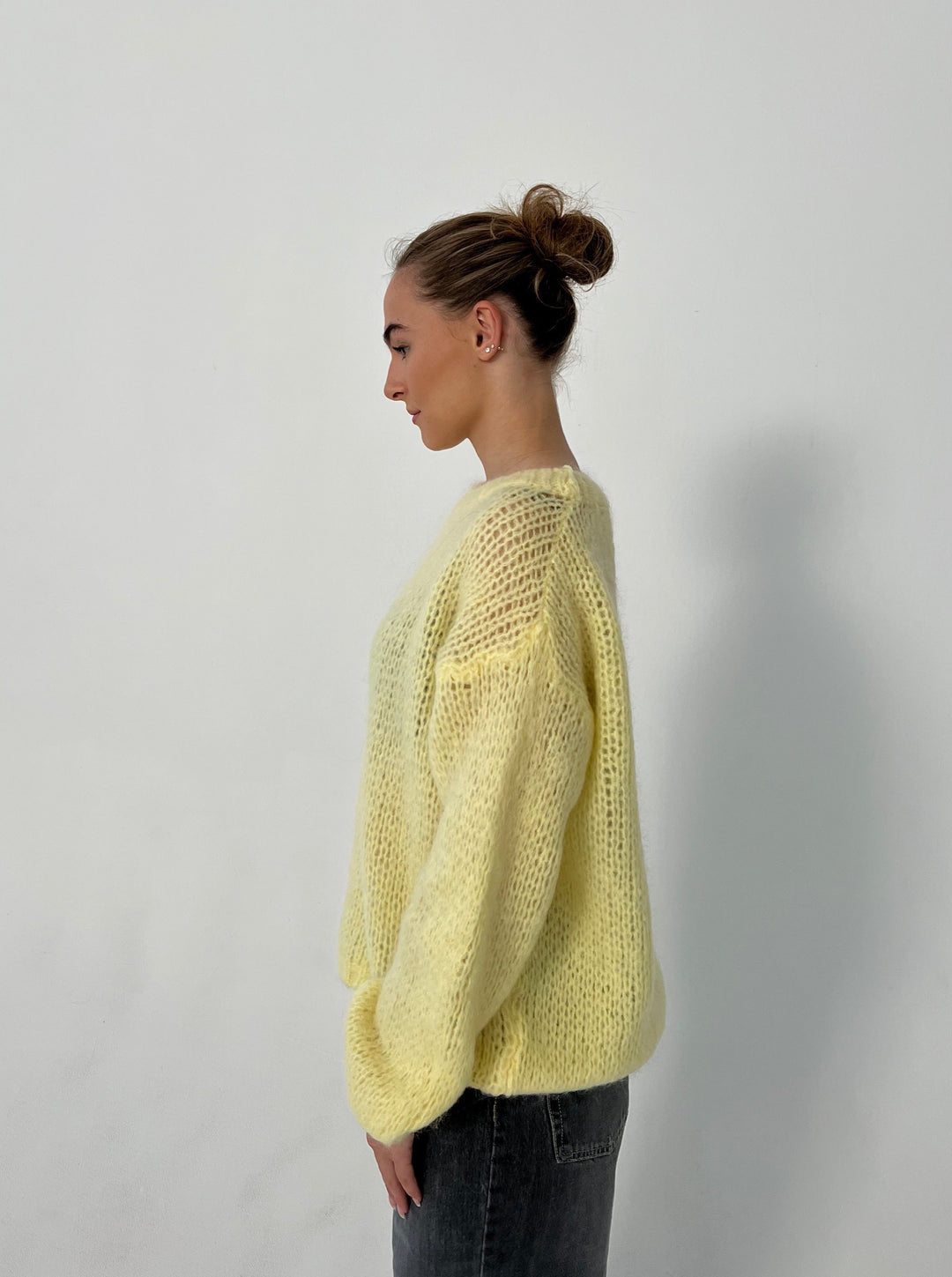 Luxury Comfortable Women's Sweater - Lunovia-Yellow-XS/S-Nora Luxe