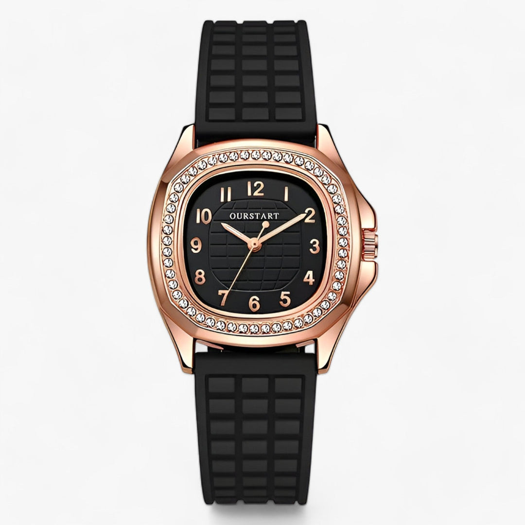 Luxury Diamond Women's Watch - Seraphina-Black-Nora Luxe