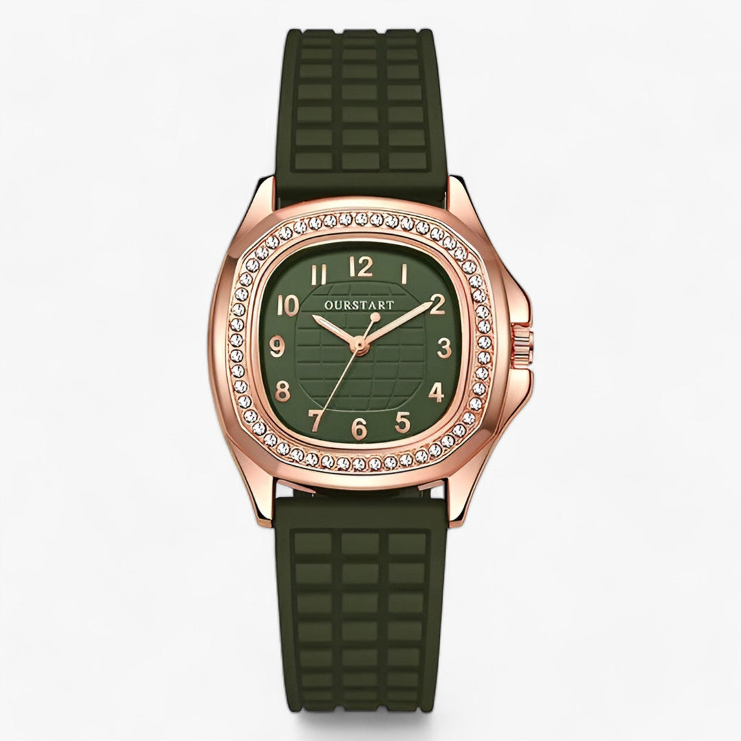 Luxury Diamond Women's Watch - Seraphina-Green-Nora Luxe