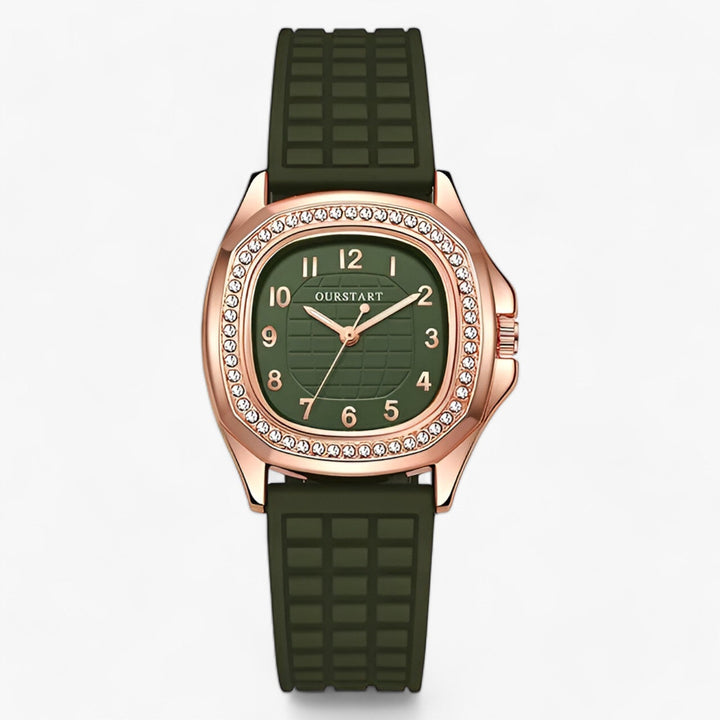 Luxury Diamond Women's Watch - Seraphina-Green-Nora Luxe