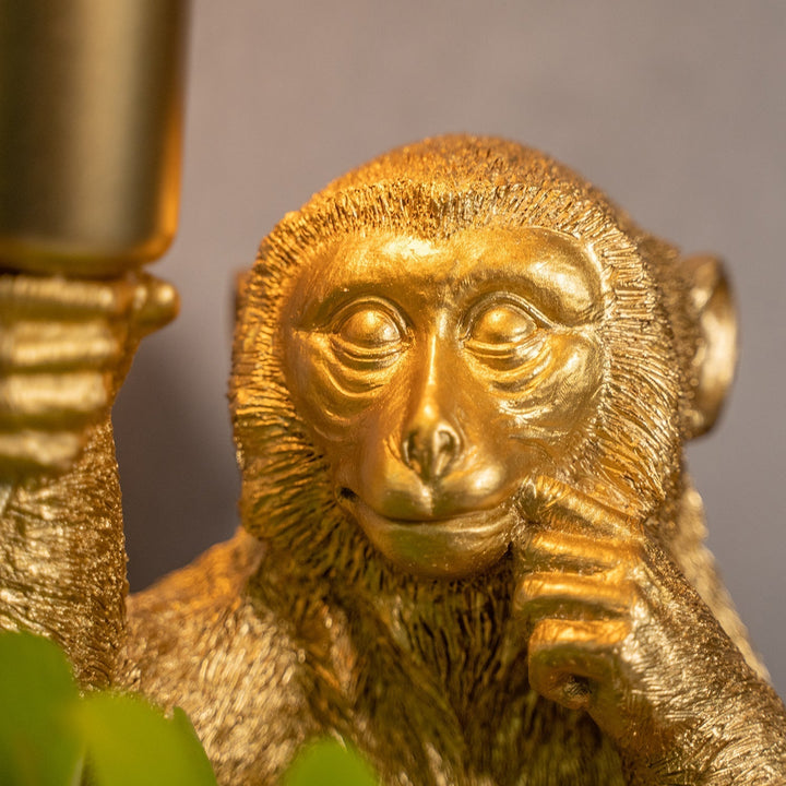 Luxury Gold Monkey Table Lamp - GoldenChimp-Nora Luxe