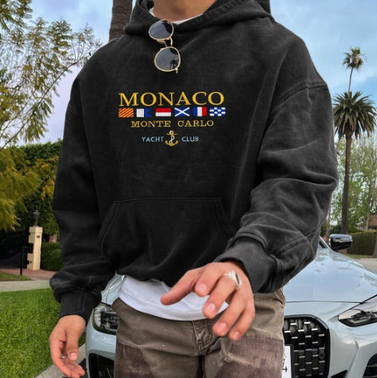 Luxury Hoodie - Monte Carlo-Black-S-Nora Luxe