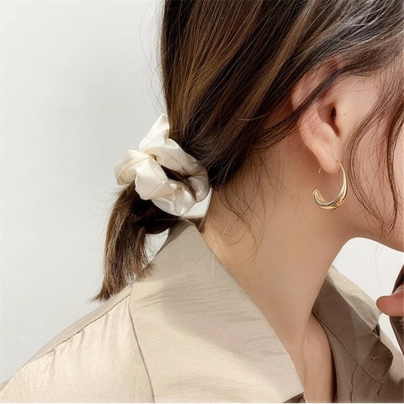 Luxury Hoop Earrings - Celestina-Gold-Nora Luxe