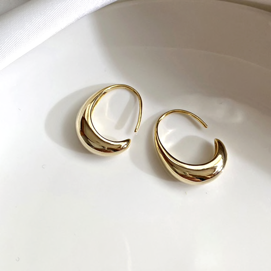 Luxury Hoop Earrings - Celestina-Gold-Nora Luxe