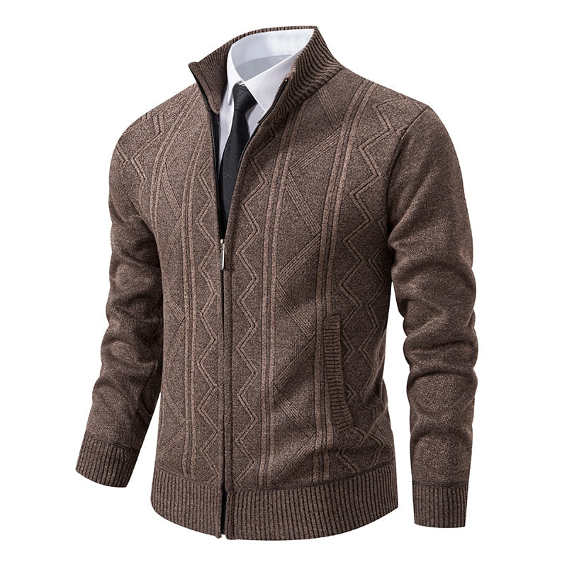 Luxury Knitted Men's Vest - Henry-Brown-M-Nora Luxe