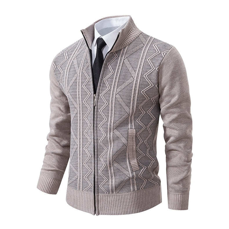 Luxury Knitted Men's Vest - Henry-Gray-M-Nora Luxe