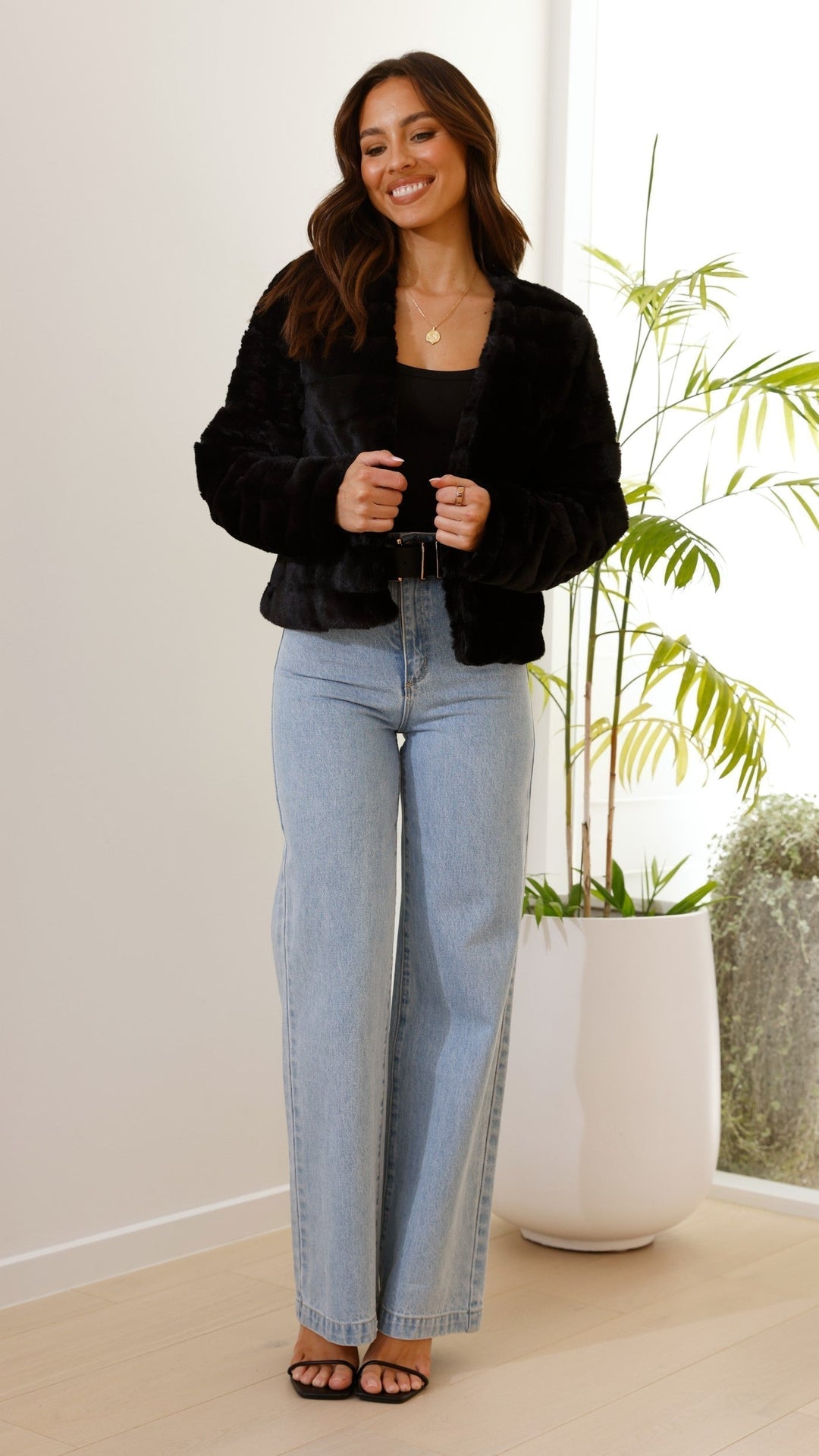Luxury Ladies Crop Jacket - Veloura-White-XS-Nora Luxe