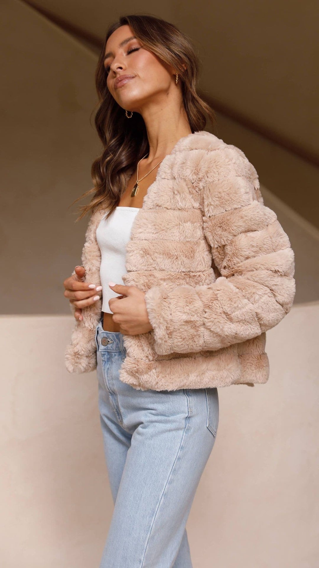 Luxury Ladies Crop Jacket - Veloura-White-XS-Nora Luxe