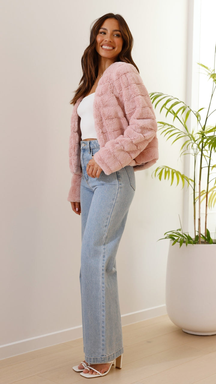 Luxury Ladies Crop Jacket - Veloura-White-XS-Nora Luxe