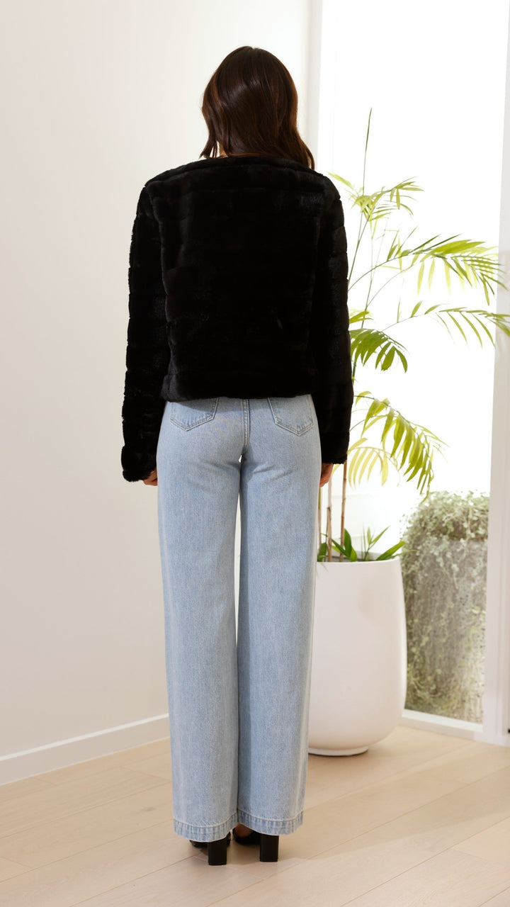 Luxury Ladies Crop Jacket - Veloura-White-XS-Nora Luxe