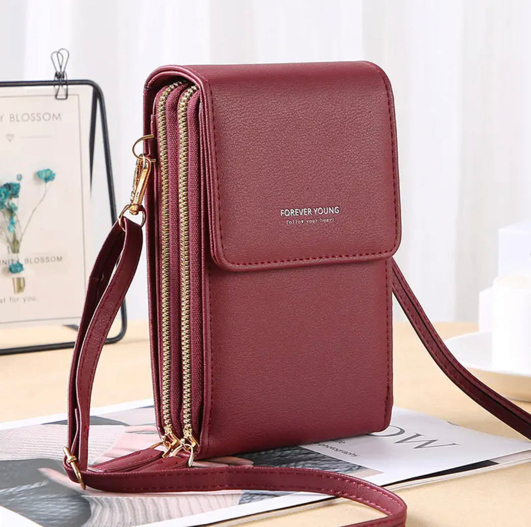 Luxury Ladies Handbag - Elara-Bordeaux Red-Nora Luxe