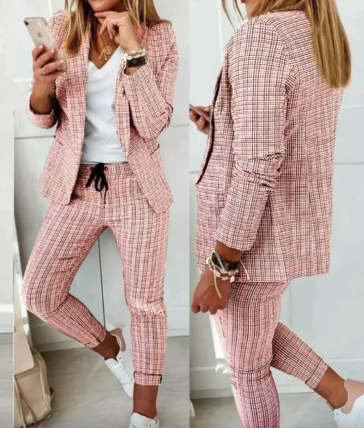 Luxury Ladies Suit - Celeste-Pink-S-Nora Luxe