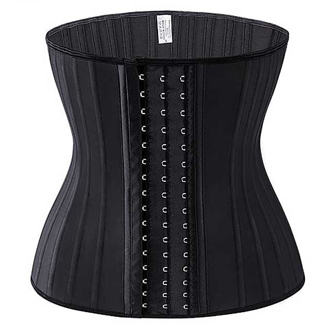 Luxury Latex Waist Trainer with Colombian Technology - Sandrine-Black-XS-Nora Luxe