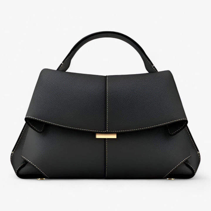 Luxury Leather Handbag - Éclat-Black-Nora Luxe