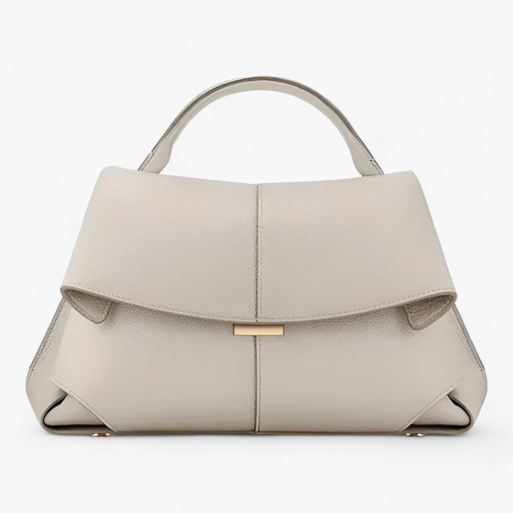 Luxury Leather Handbag - Éclat-White-Nora Luxe