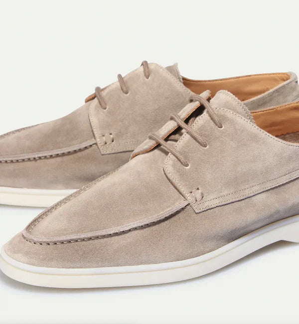 Luxury Leather Lace-up Loafers for Men - Diederik-Black-6.0-Nora Luxe