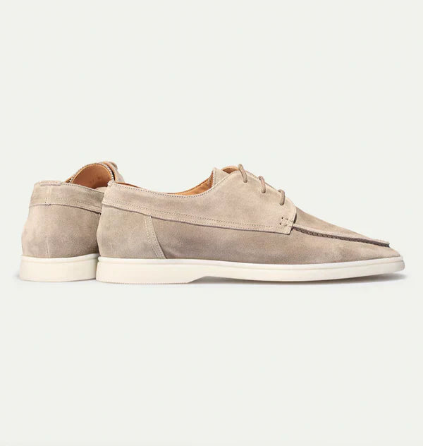 Luxury Leather Lace-up Loafers for Men - Diederik-Black-6.0-Nora Luxe