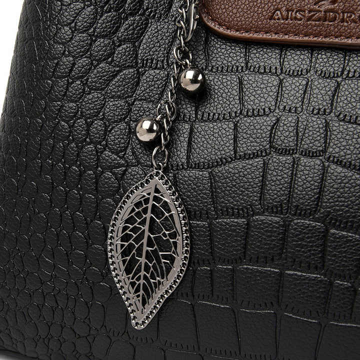 Luxury Leather Women's Handbag - Amara-Black-Nora Luxe