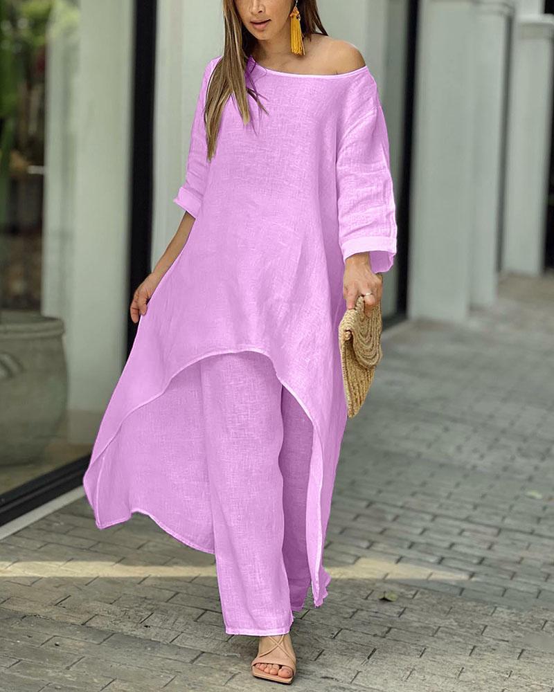 Luxury Leisure Set for Women - Emma-Purple-S-Nora Luxe