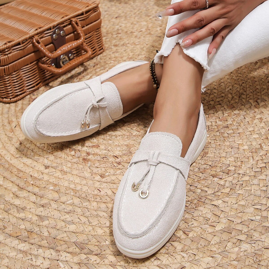 Luxury Loafers - Mira-White-5-Nora Luxe