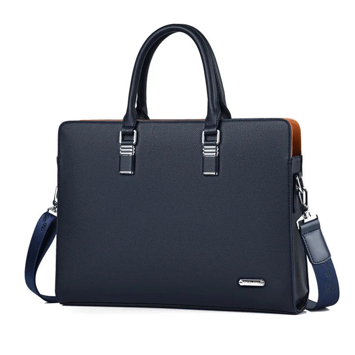 Luxury Men's Laptop Bag – Portaro-Blue-35.56 cm-The Livary